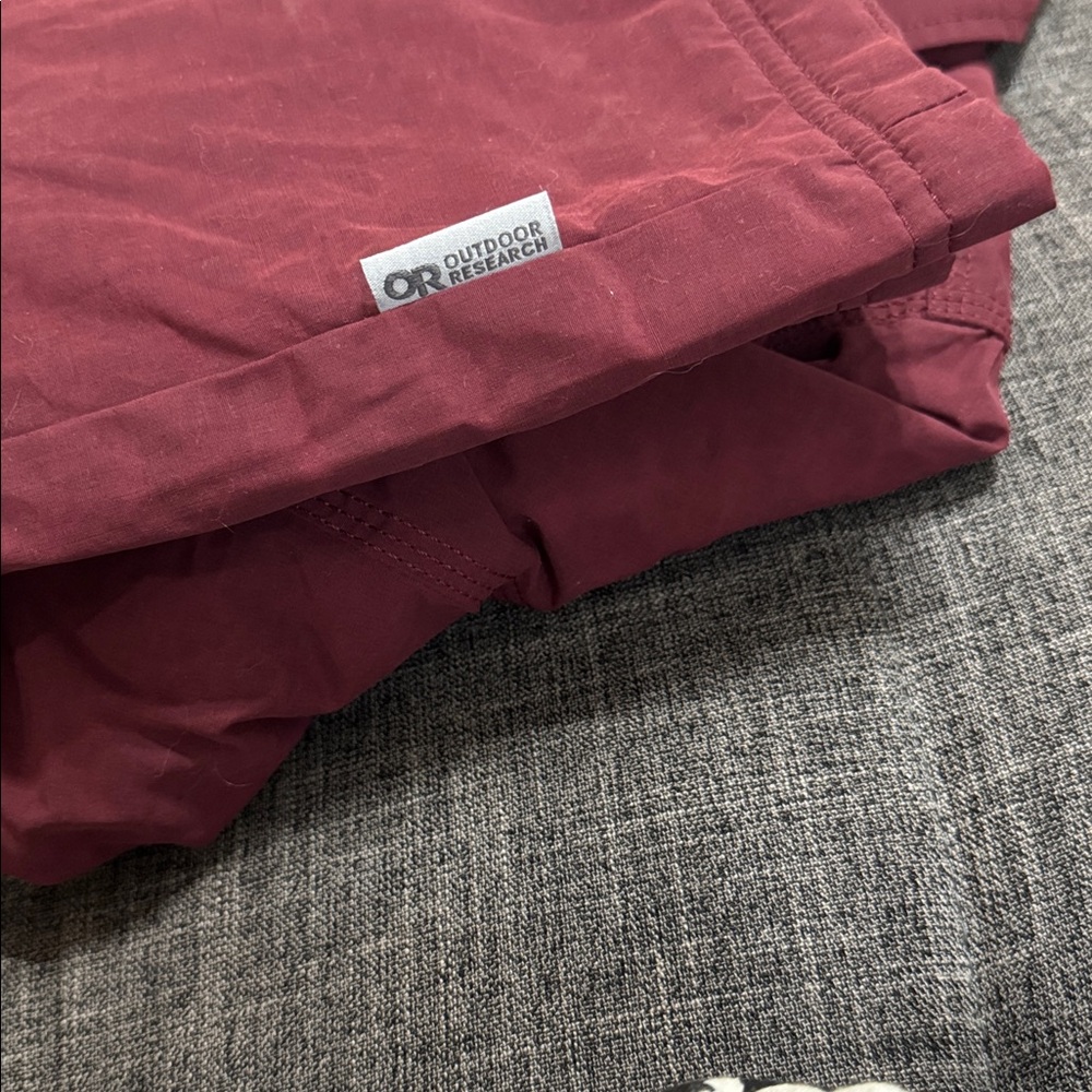Outdoor Research Lined Chore Jacket Burgundy Sherpa Lined Utility Coat Small - Picture 10 of 10